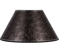 Абажур BOGACHO Глоси диназор коричневого цвета 34083/Глоси серебро