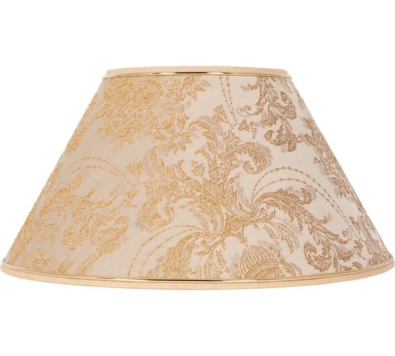 Абажур BOGACHO диаметр 38 см золотистого цвета 34013/антиквайт 1