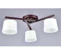 Люстра РОССВЕТ 3х60ВтхE27 РС18260 BRN+FG/3C