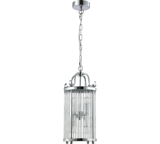 Подвесной светильник Crystal lux TADEO SP4 D200 CHROME/TRANSPARENTE