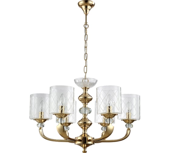 Подвесная люстра Crystal lux GRACIA SP6 GOLD
