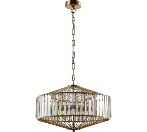 Подвесная люстра Crystal lux FIESTA SP5 BRASS/TRANSPARENTE 1