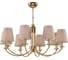 Подвесная люстра Crystal lux CAMILA SP8 GOLD 1