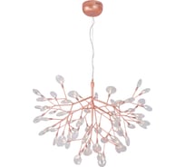 Подвесная люстра Crystal lux EVITA SP63 COPPER/TRANSPARENT