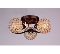 Люстра РОССВЕТ 3х60ВтхE27 РС19310 BRN+FG/3C