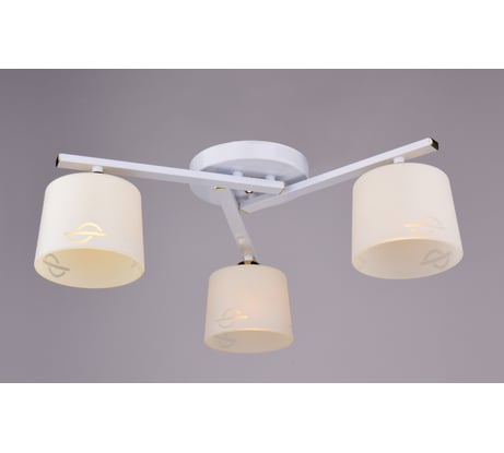 Люстра РОССВЕТ 3х60ВтхE27 РС19440 WT+FG/3C