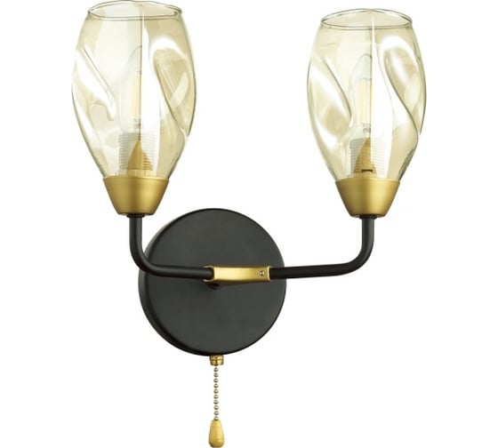 Бра с выключателем LUMION E14 2*40W FAWN 5208/2W