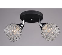 Потолочный светильник РОССВЕТ 2х60ВтхE27 РС16430 BK+CR/2C