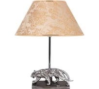 Настольный светильник BOGACHO Тигр серебристого цвета СБ-190/АСр/Антиквайт