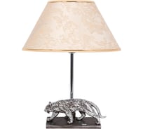 Настольный светильник BOGACHO Тигр серебристого цвета СБ-190/АСр/Каледония айвори