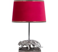 Настольный светильник BOGACHO Тигр серебристого цвета СБ-190/АСр/Тюссо амарант