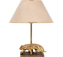 Настольный светильник BOGACHO Тигр бронзового цвета СБ-190/Б/Айвори