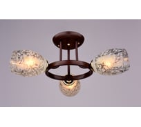 Люстра РОССВЕТ 3х60ВтхE27 РС19600 BRN+FG/3C