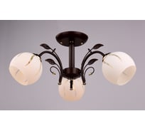 Люстра РОССВЕТ 3х60ВтхE27 РС20000 BRN+FG/3C