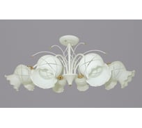 Люстра РОССВЕТ 8х60ВтхE27 РС20031 WT+FG/8C