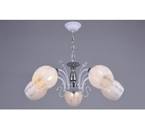 Подвесной светильник РОССВЕТ 5х60ВтхE27 РС20656 WT+CR/5P