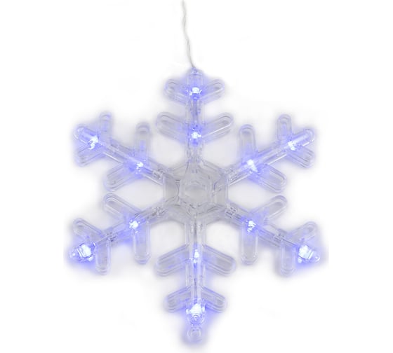 Фигурный светодиодный занавес Uniel ULD-E1503-072/DTA BLUE, IP20, SNOWFLAKES-3 UL-00007336