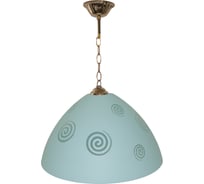 Подвесной светильник РОССВЕТ 1х60ВтхE27 РС-015 Спираль голубая