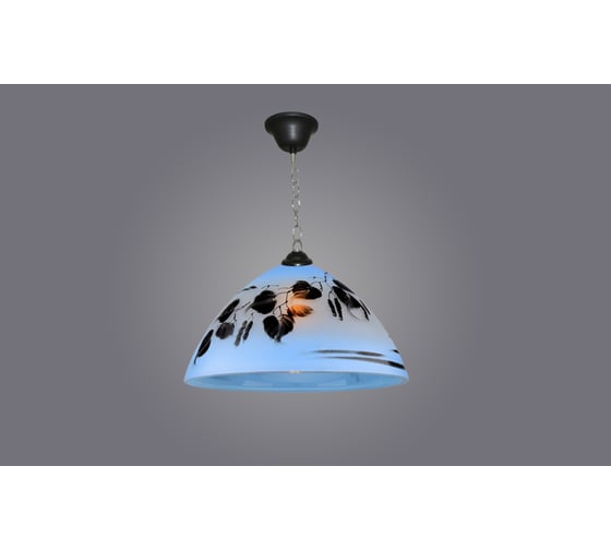 Подвесной светильник РОССВЕТ 1х60ВтхE27 РС20305 BK/1P 1