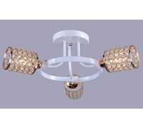 Люстра РОССВЕТ 3х60ВтхE27 РС20044 WT+FG/3C