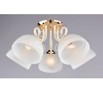 Люстра РОССВЕТ 5х60ВтхE27 РС20151 YG+FG/5C