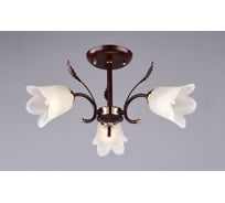 Люстра РОССВЕТ 3х60ВтхE27 РС20159 BRN+FG/3C