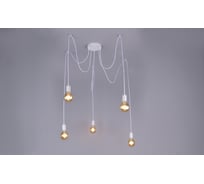 Потолочно-подвесной светильник РОССВЕТ 5х60ВтхE27 РС20815 WT/5P