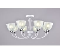 Потолочная люстра РОССВЕТ 8х60ВтхE27 РС20923 WT+CR/8C