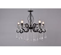 Подвесная люстра РОССВЕТ 5*60Вт*E14 РС20910 BK/5P