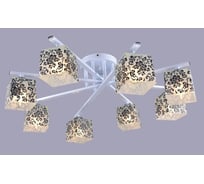 Потолочная люстра РОССВЕТ 8х60ВтхE27 РС20928 WT+CR/8C