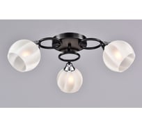 Потолочная люстра РОССВЕТ 3х60ВтхE27 РС20933 BK/3C