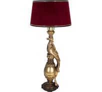 Настольный светильник BOGACHO Павлин бронзового цвета СБ-75/Б/Конфети рубивайн