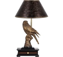 Настольный светильник BOGACHO Соколиная охота бронзового цвета СБ-8/Б/Глоси/Шоколад