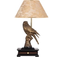 Настольный светильник BOGACHO Соколиная охота бронзового цвета СБ-8/Б/Антиквайт