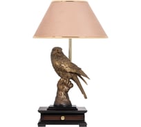 Настольный светильник BOGACHO Соколиная охота бронзового цвета СБ-8/Б/Карамель