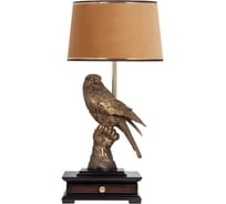 Настольный светильник BOGACHO Соколиная охота бронзового цвета СБ-8/Б/Тюссо поталь