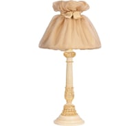 Настольный светильник BOGACHO Колонна испанская бежевого цвета СБ-9/АС/Мадлен поталь