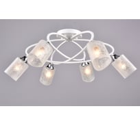 Потолочная люстра РОССВЕТ 6х60ВтхE27 РС20955 WT+CR/6C