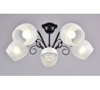Люстра РОССВЕТ 5х60ВтхE27 РС20992 WT+BK/5C