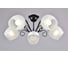 Люстра РОССВЕТ 5х60ВтхE27 РС20992 WT+BK/5C 1