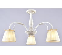 Потолочная люстра РОССВЕТ 3х60ВтхE27 РС21050 WT+FG/3C