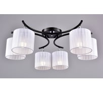 Потолочная люстра РОССВЕТ 6х60ВтхE27 РС21014 BK+CR/6C