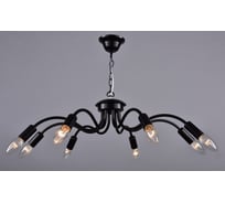 Подвесная люстра РОССВЕТ 8х60ВтхE14 РС21058 BK/8P