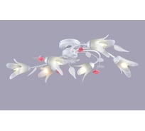 Потолочная люстра РОССВЕТ 6х60ВтхE14 РС21123 WT/6C