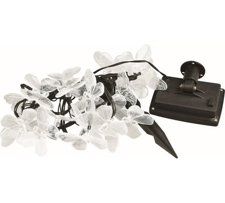 Садовая гирлянда на солнечной батарее Uniel Бабочки USL-S-129/PT4000 BUTTERFLIES UL-00006557