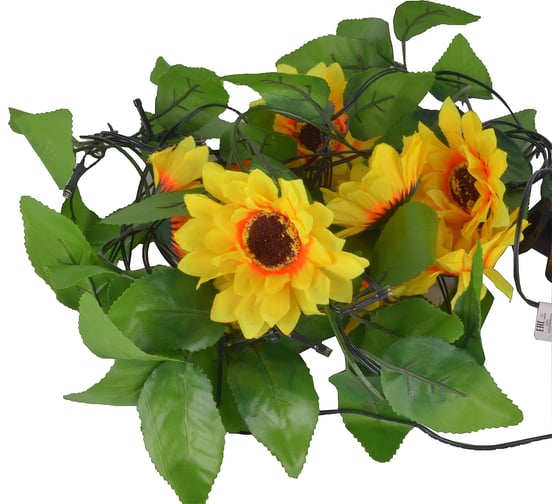 Садовая гирлянда на солнечной батарее Uniel Подсолнухи USL-S-138/PT2300 SUNFLOWERS UL-00009377