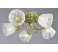 Потолочная люстра РОССВЕТ 5х60ВтхE27 РС21138 GN+CR/5C