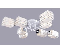 Потолочная люстра РОССВЕТ 8х60ВтхE27 РС21441 WT+CR/8C