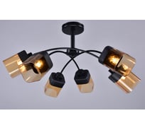 Потолочная люстра РОССВЕТ 6*60Вт*E27 РС21821 BK/6C
