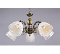 Подвесная люстра РОССВЕТ 5х60ВтхE27 РС17950 AB/5P
